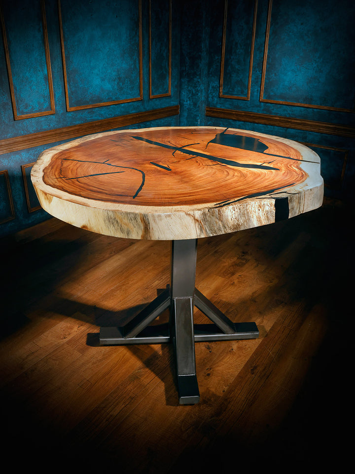Old West Live Edge Bar Table