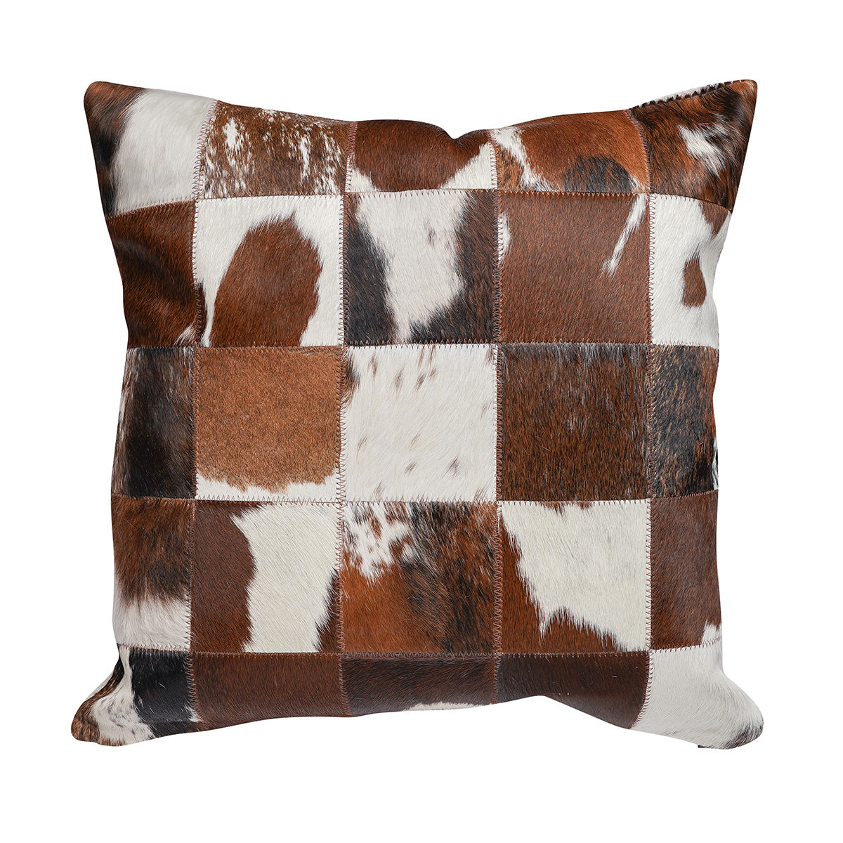 Large cowhide shop pillows