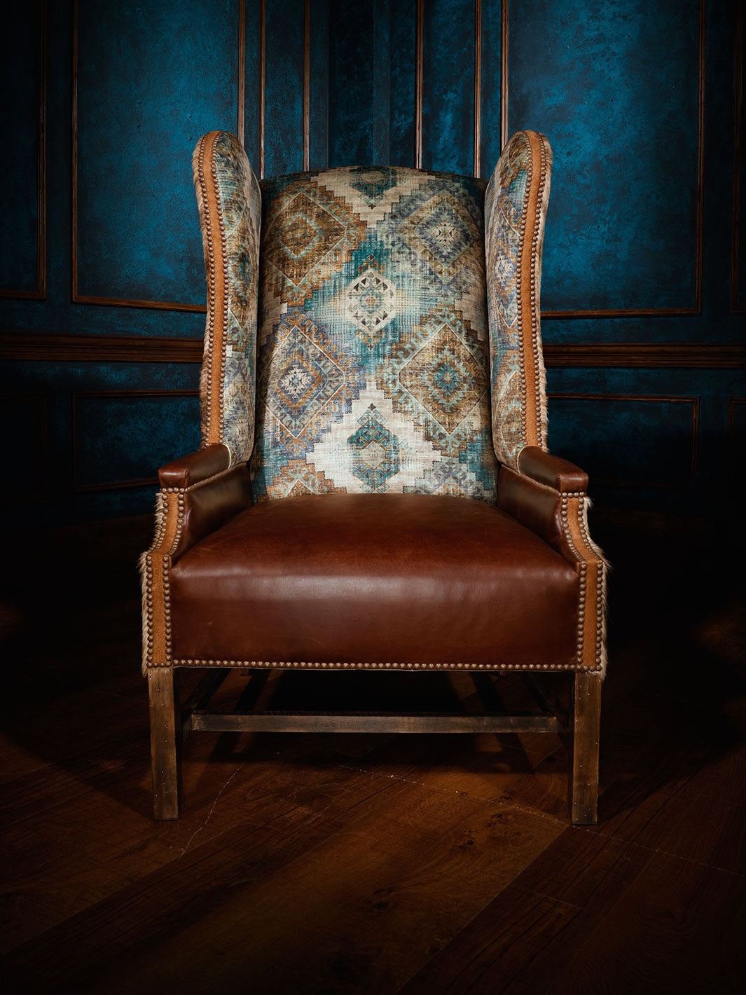 Julie Cowhide Accent Chair
