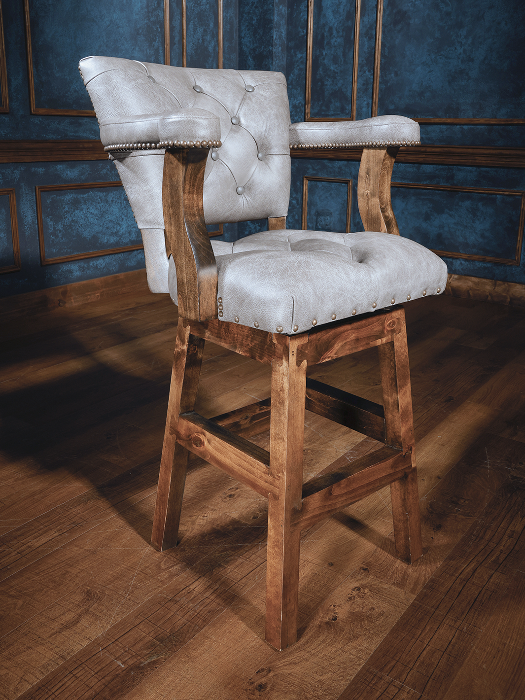 Cowhide bar stools online with backs