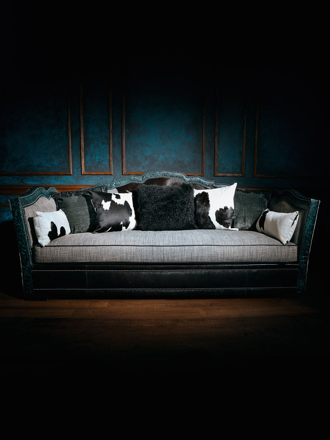 Rustic Western Leather Sofas, Western Cowhide Sofas, High End Western  Leather Sofa